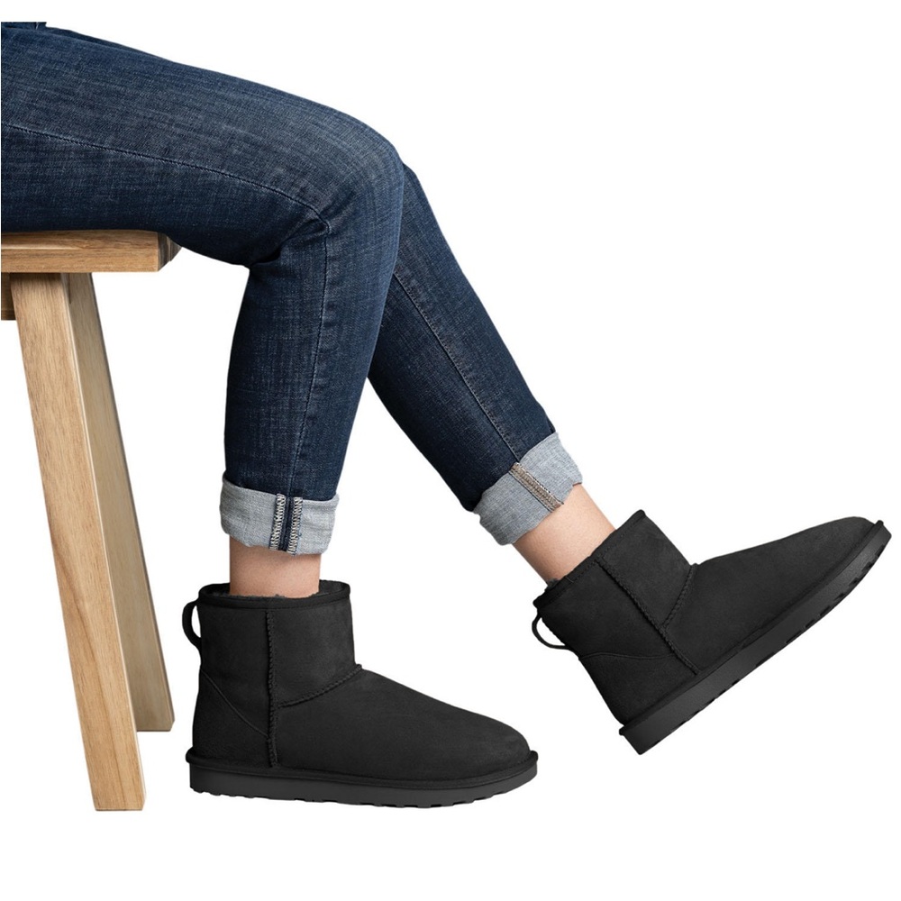 Ugg Inspired Black Boots, Women’s size 10 (NWT)